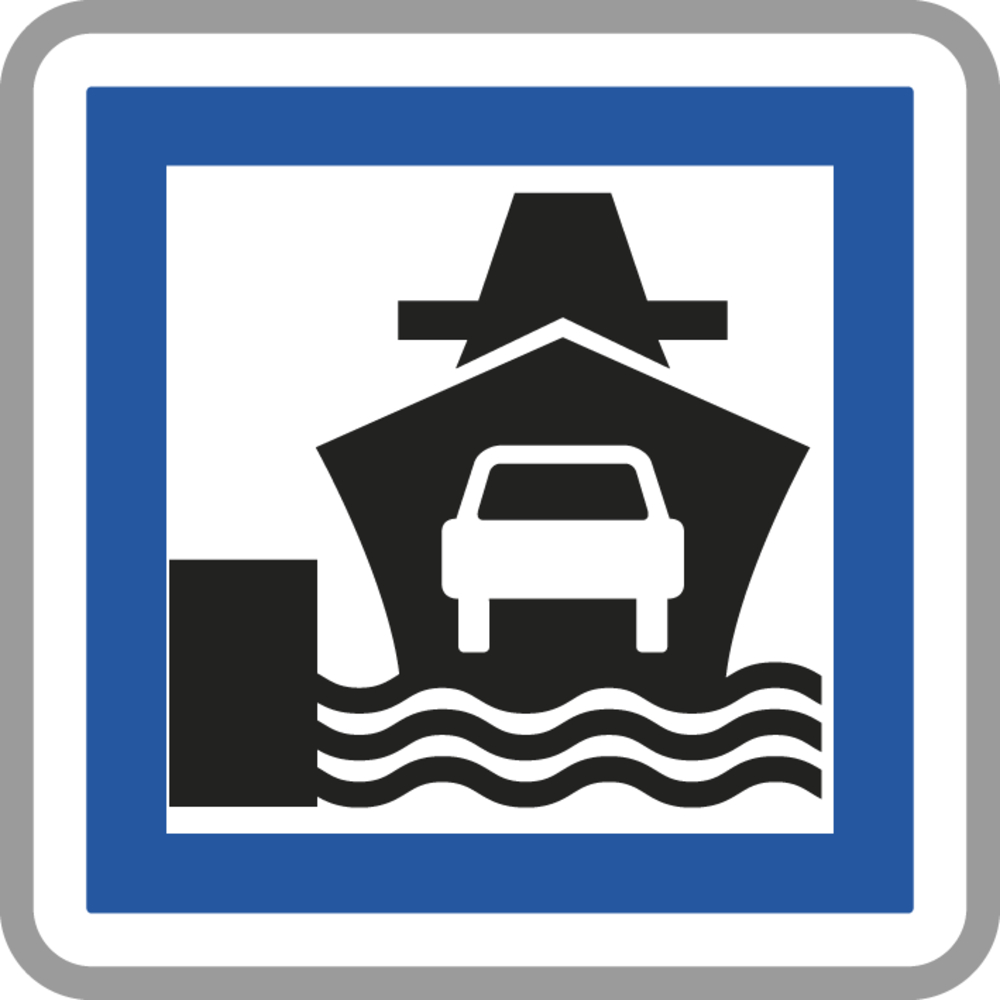 Panneau carré Embarcadère 350 Ecolign CE10 cl1 - NADIA SIGNALISATION - CAR350E1CE10