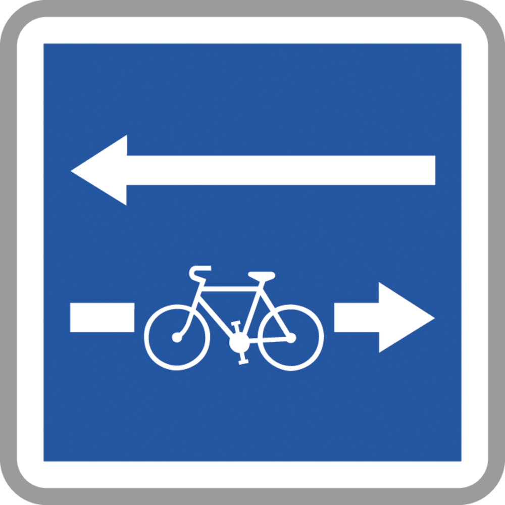 Panneau carré conditions circulation voie 350 Ecolign C24cex2 cl2 - NADIA SIGNALISATION - CAR350E2C24cex2