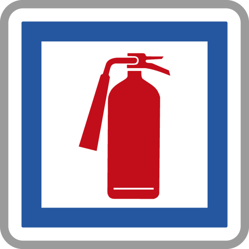 Panneau carré Moyens de Lutte Contre l'Incendie 350 Ecolign CE29 cl2 - NADIA SIGNALISATION - CAR350E2CE29