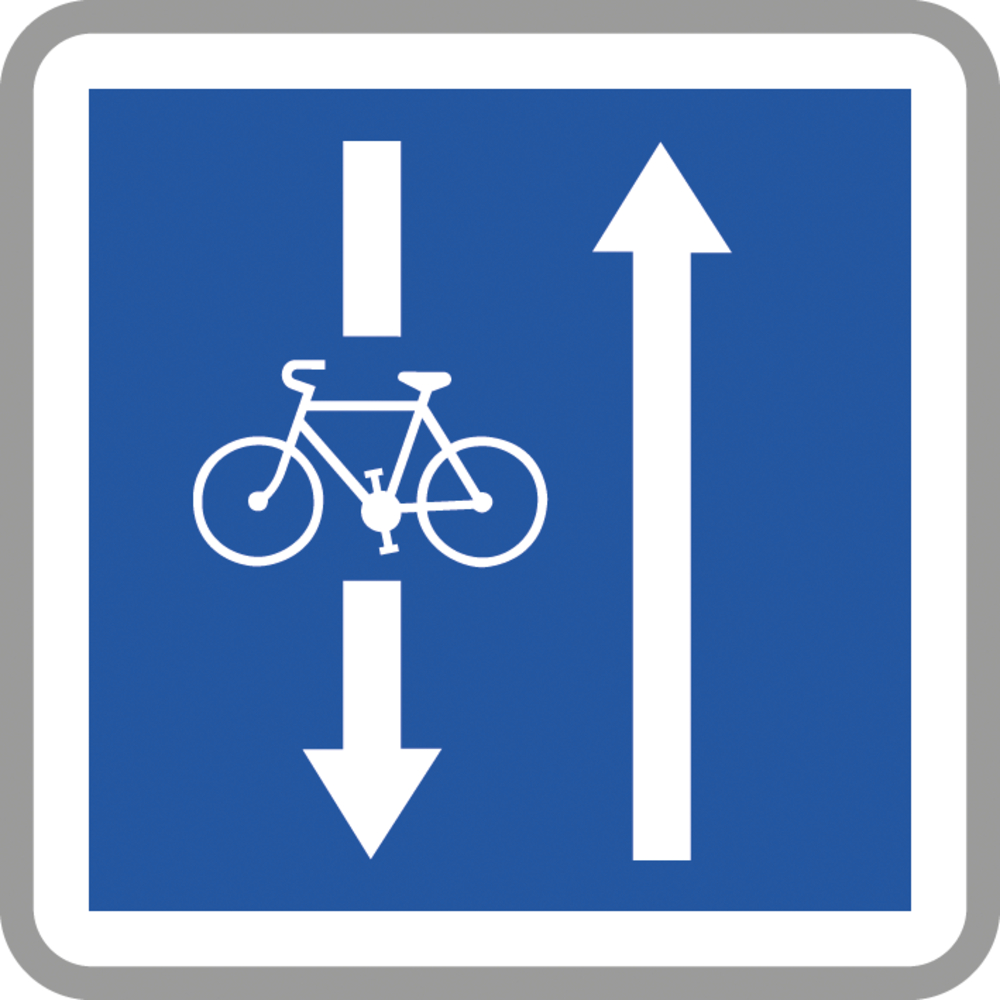 Panneau carré circulation conditions particulières 500 Ecolign C24aex3 cl1 - NADIA SIGNALISATION - CAR500E1C24aex3