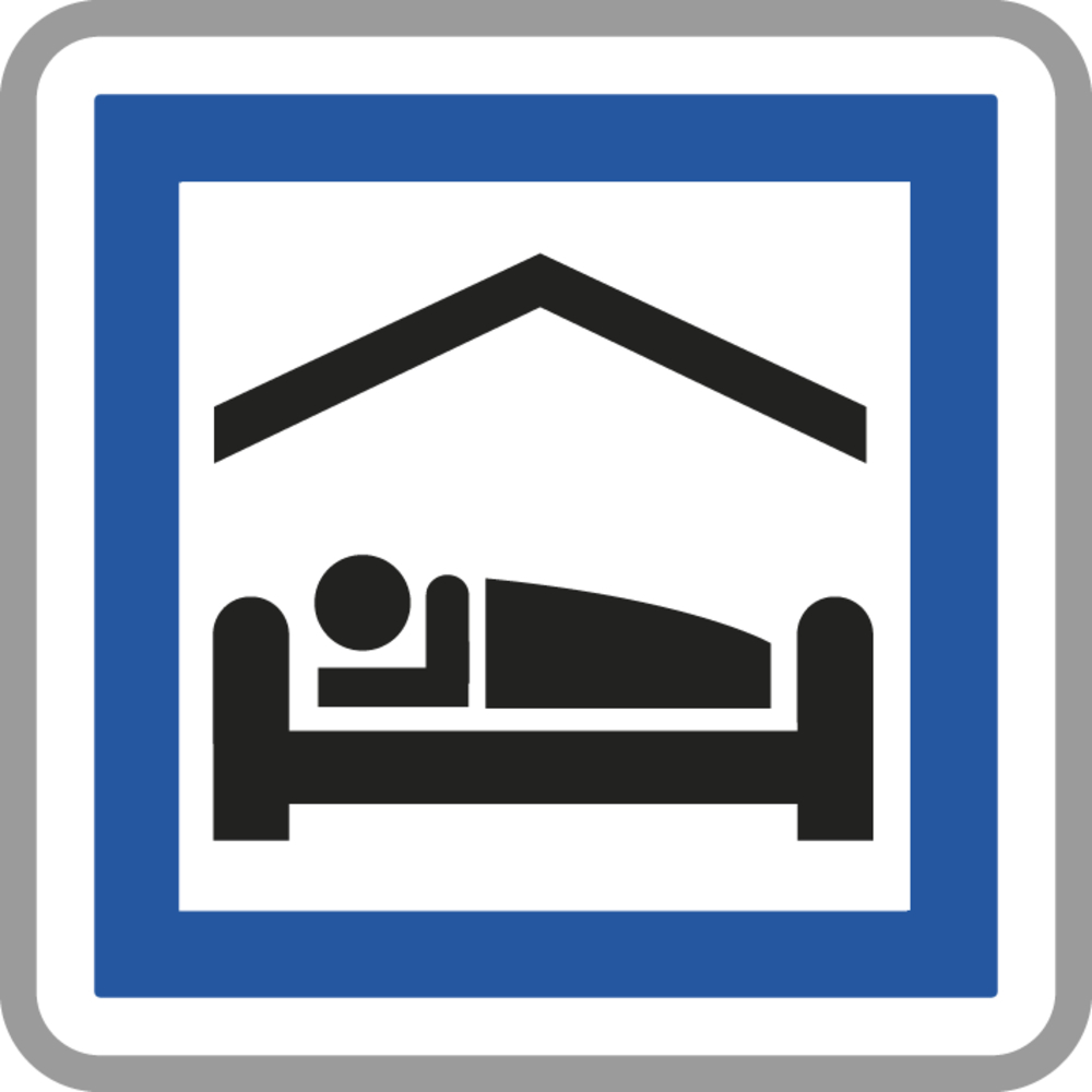 Panneau carré Chambre d'hôtes ou gîte 700 Ecolign CE5b cl2 - NADIA SIGNALISATION - CAR700E2CE5b