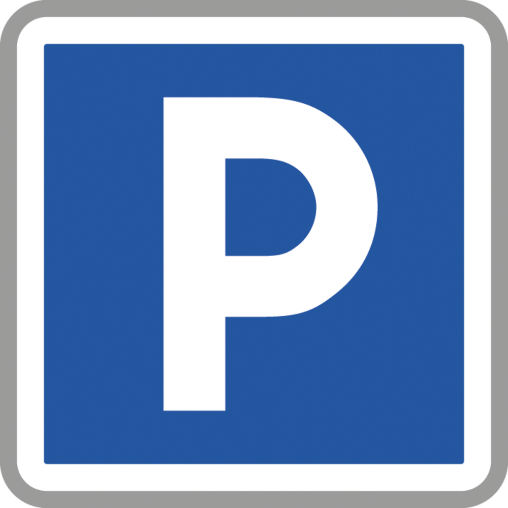Panneau carré Lieu aménagé pour le stationnement 900 Ecolign C1a cl1 - NADIA SIGNALISATION - CAR900E1C1a
