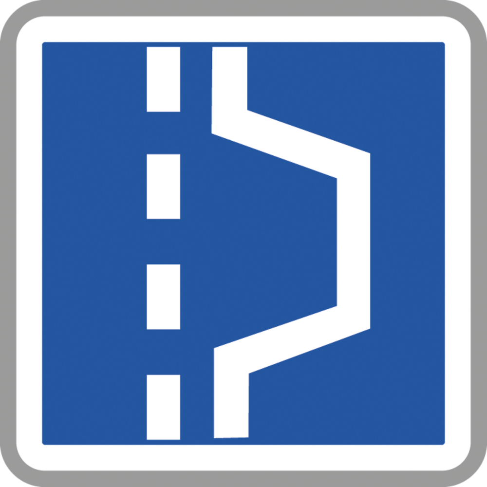 Panneau carré Emplacement d'arrêt d'urgence 900 Ecolign C8 cl1 - NADIA SIGNALISATION - CAR900E1C8