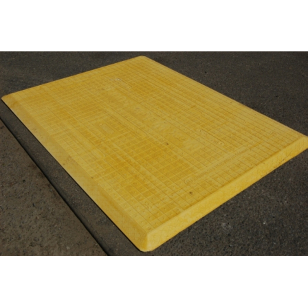 PLAQUE DE SECURITE NADIA SIGNALISATION PIETON JAUNE 1200X800MM - NDIVERSTEMP