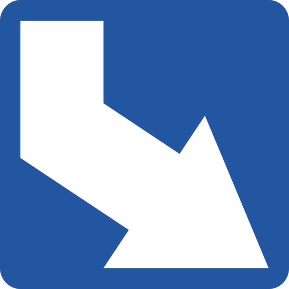 Balise carrée Signalisation J5 500x500 Ecolign cl1 - NADIA SIGNALISATION - PBALJ5500500E.1