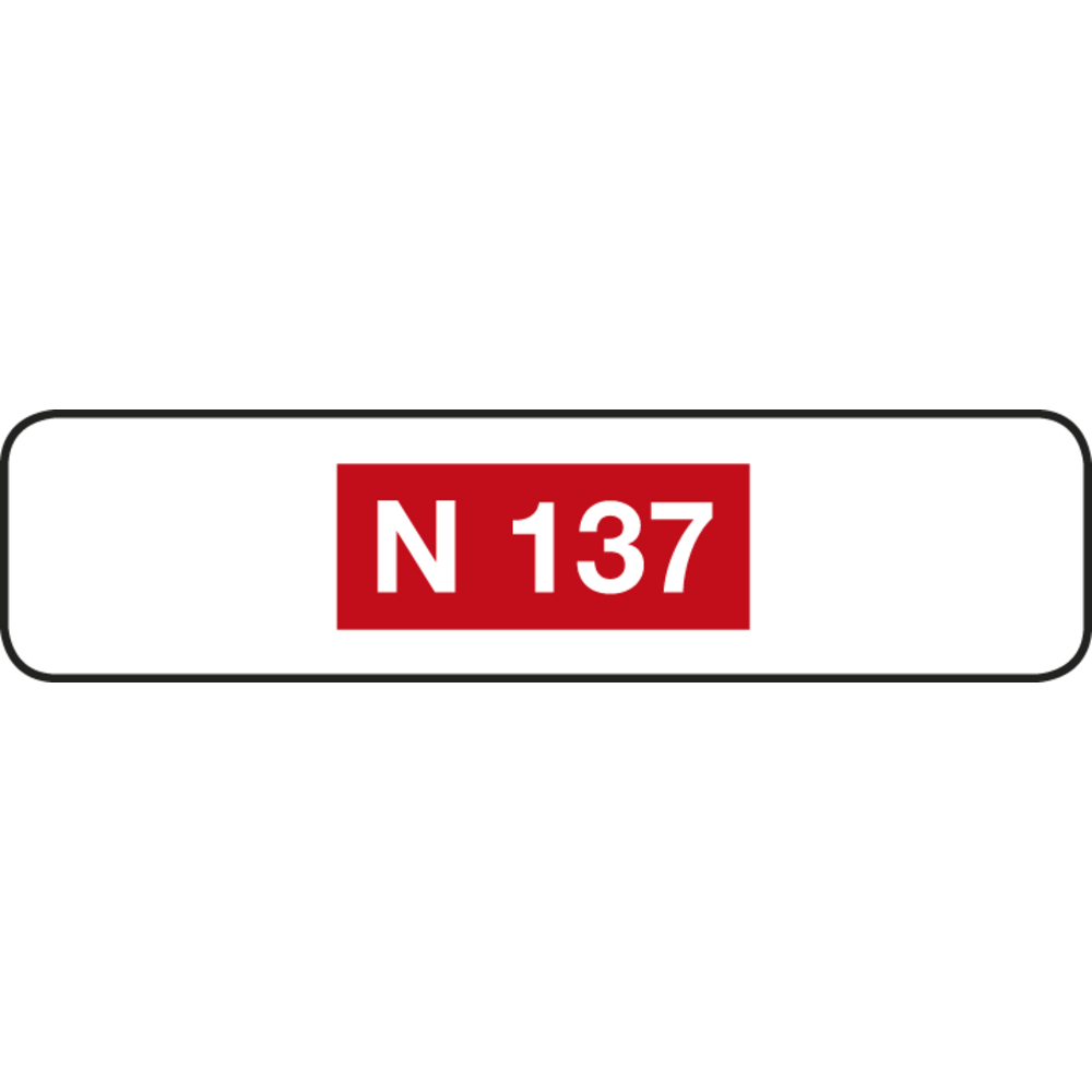 Panonceau identification 500x300 M10a cl1 - NADIA SIGNALISATION - PNC500300E1M10a