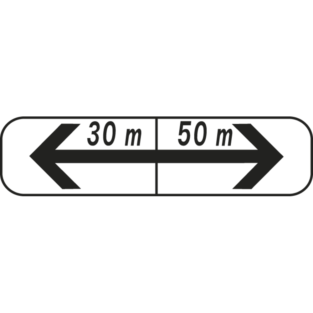 Panneau Panonceau arrêt stationnement 500x300 Ecolign M8f bis cl1 - NADIA SIGNALISATION - PNC500300E1M8f b
