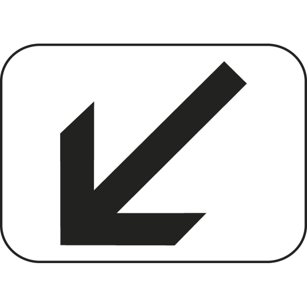 Panneau rectangulaire position/direction 900x250 M3b cl1 - NADIA SIGNALISATION - PNC900250E1M3be3