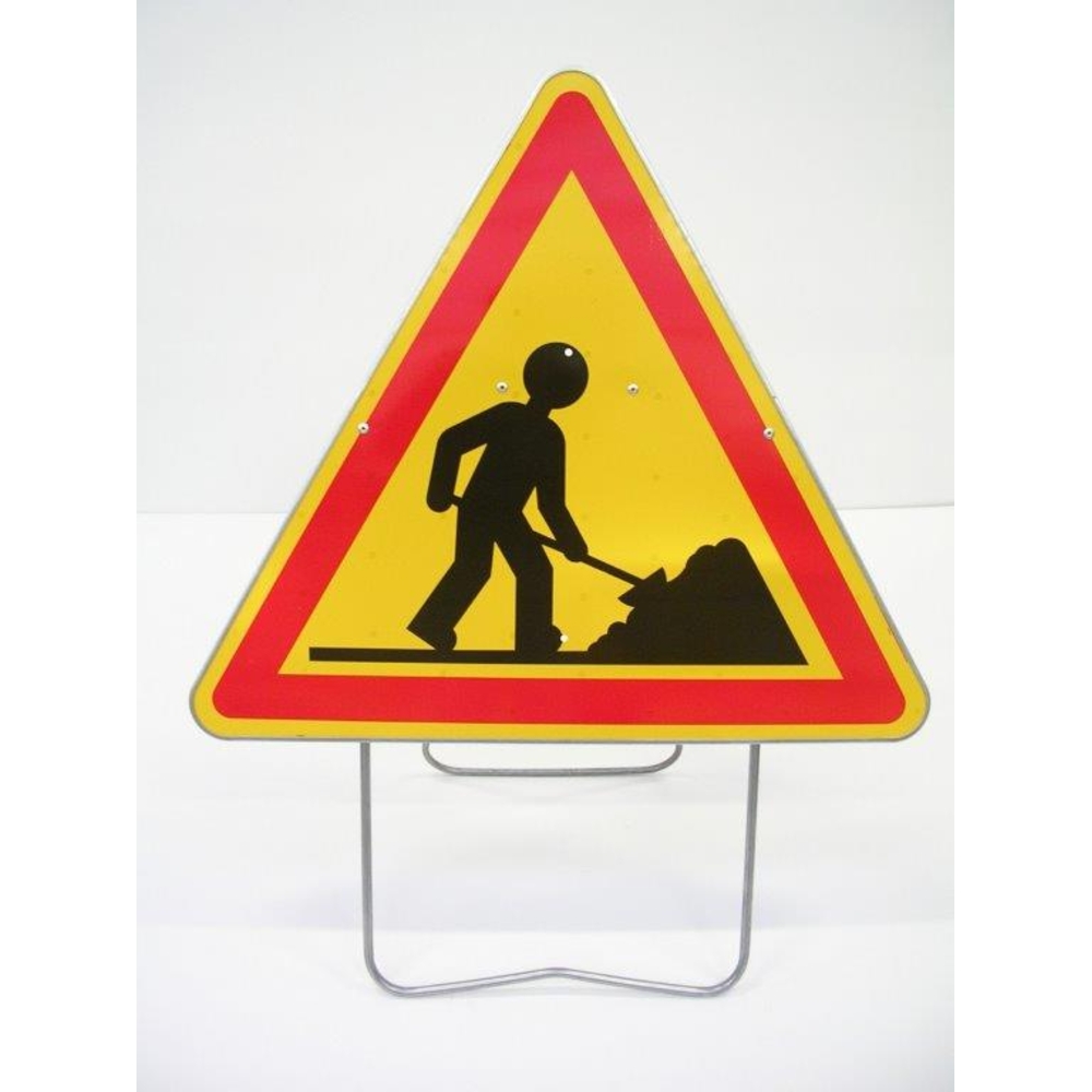 PANNEAU DE SIGNALISATION AK5 TRAVAUX 1000 PS CL2
