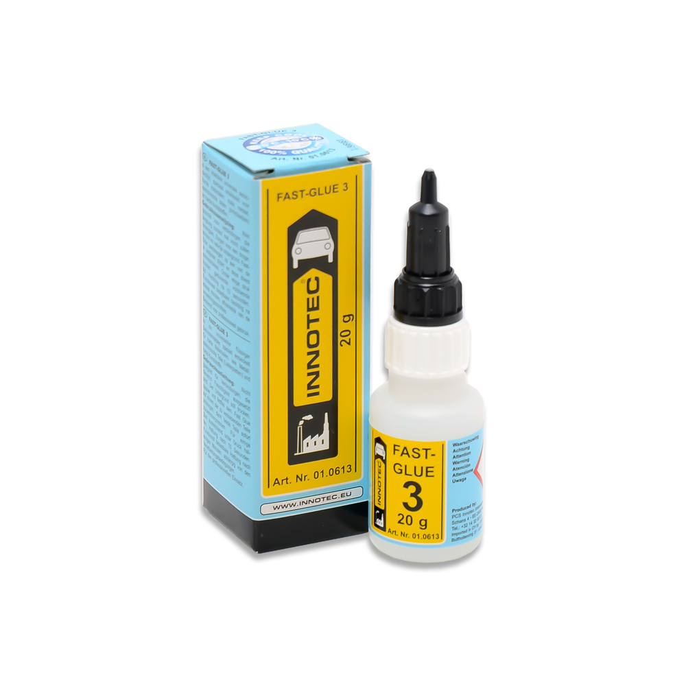 Fast glue 3 - colle forte rapide plastique dur innotec - 01.0613.6100