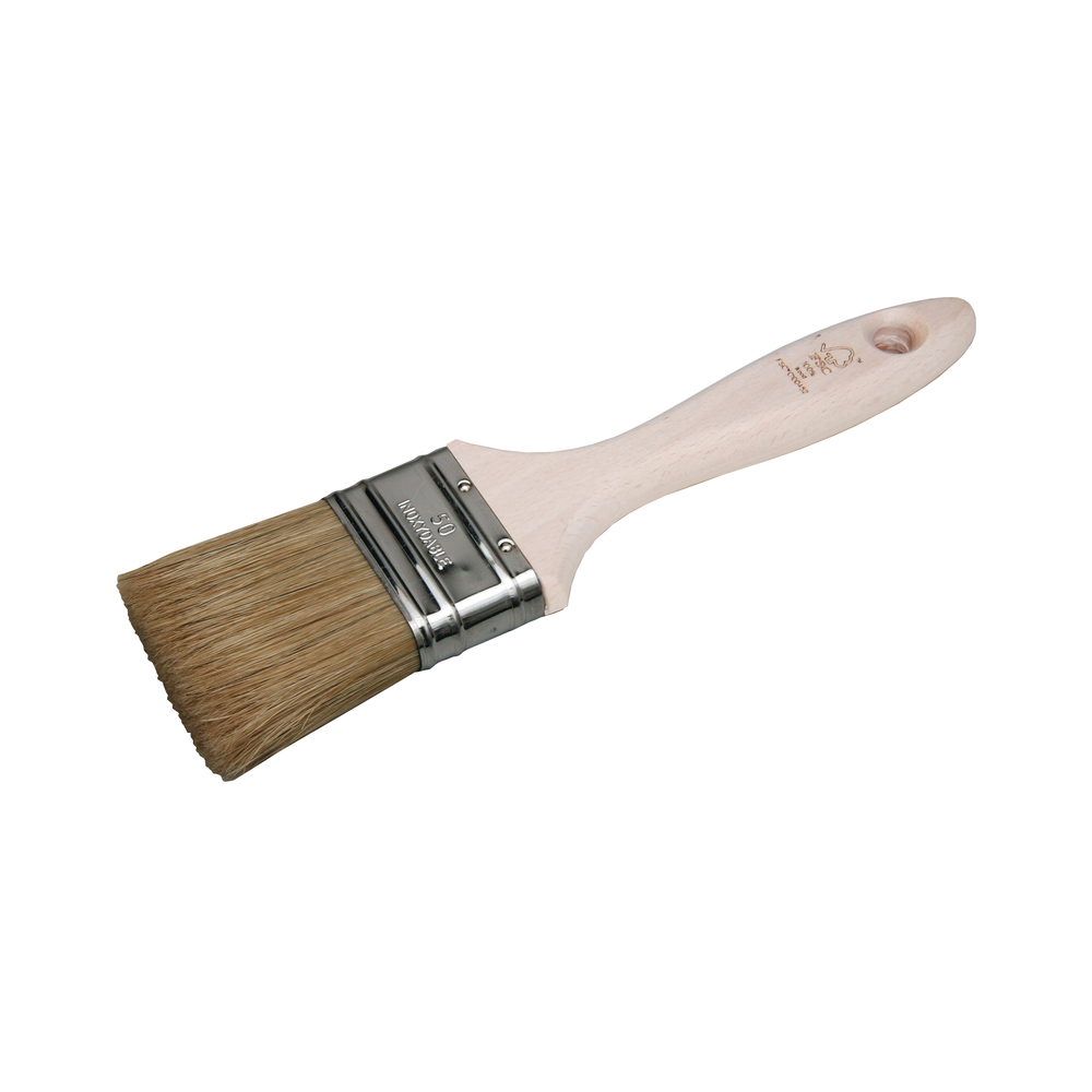 Brosse plate spécial glycéro n°80 en Fillpro manche bois - NESPOLI - 10110 80