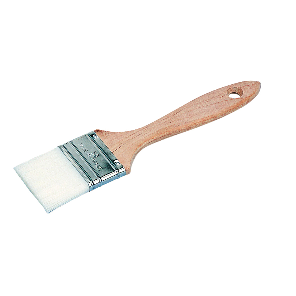 Brosse plate à lessiver et à dégraisser n°50 manche bois - NESPOLI - 1172 50