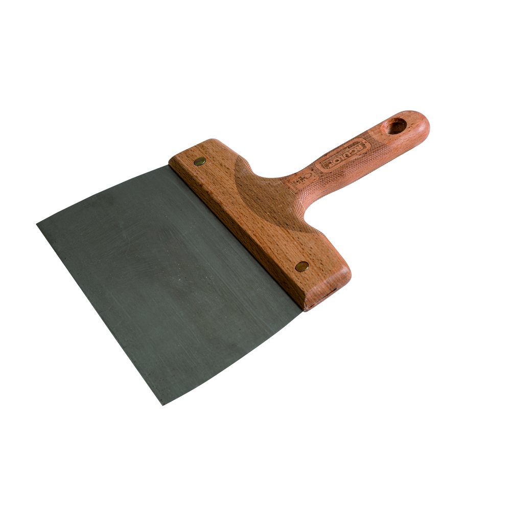 Couteau à enduire acier PRO 12 cm manche bois - ROULOR - 145310