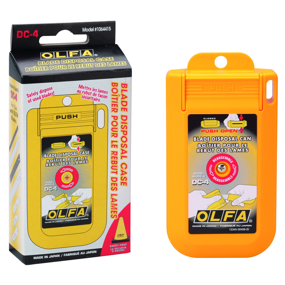 Boîte pour lames usagées DC-4 - OLFA - 15476