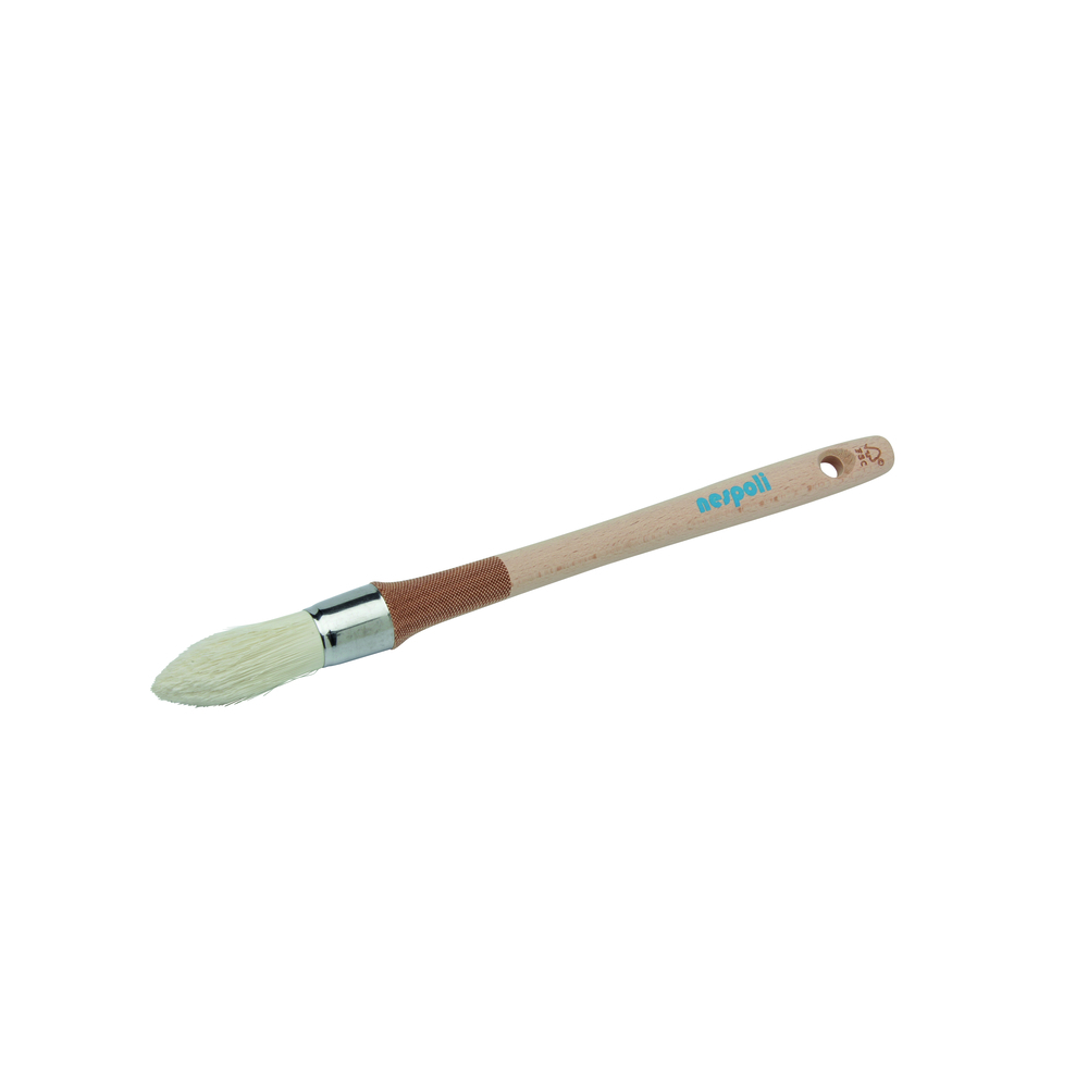 Brosse à réchampir n°4 en Fillpro manche bois - NESPOLI - 1740425