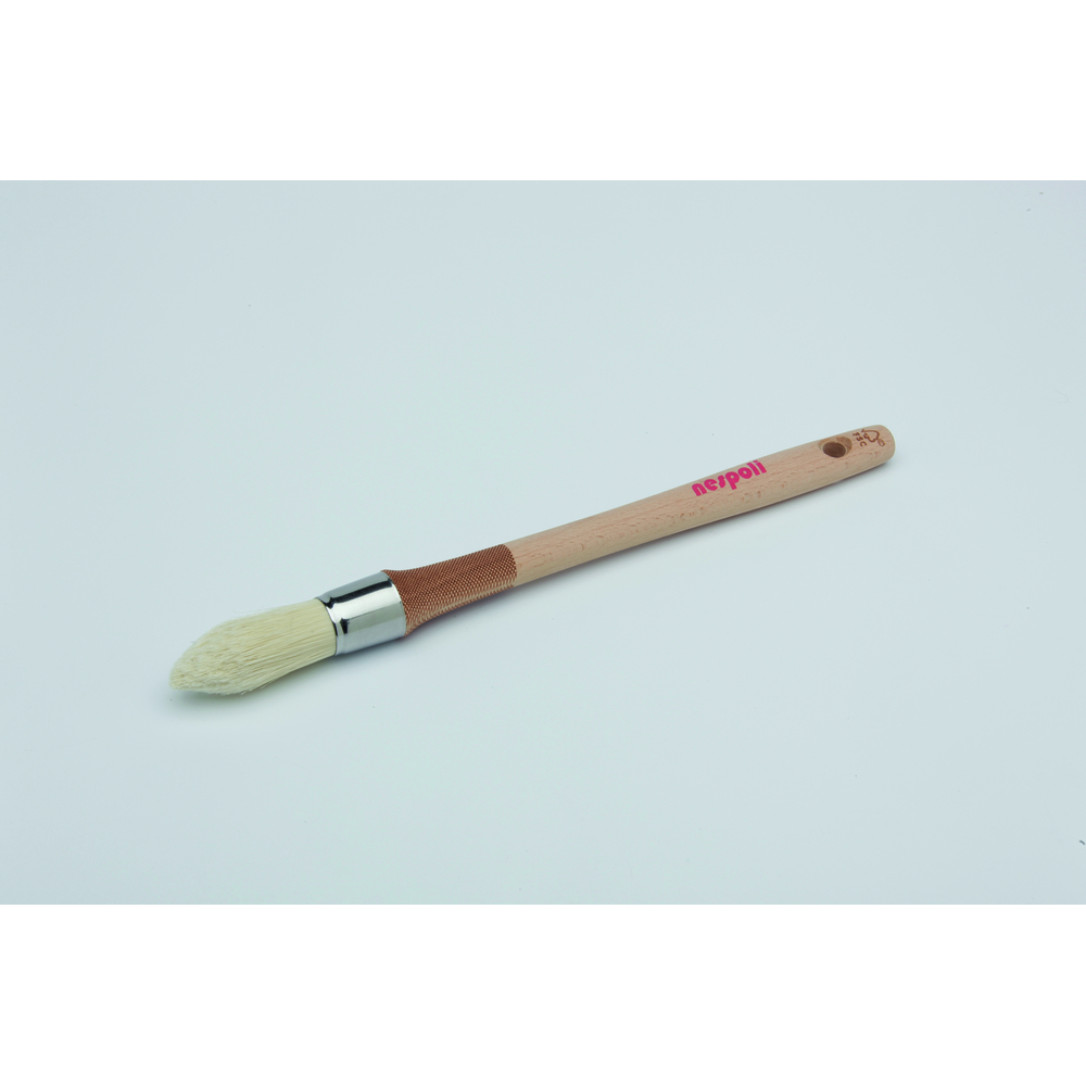 Brosse à réchampir Tradition n°3/0 en Fillpro manche bois - NESPOLI - 1740615
