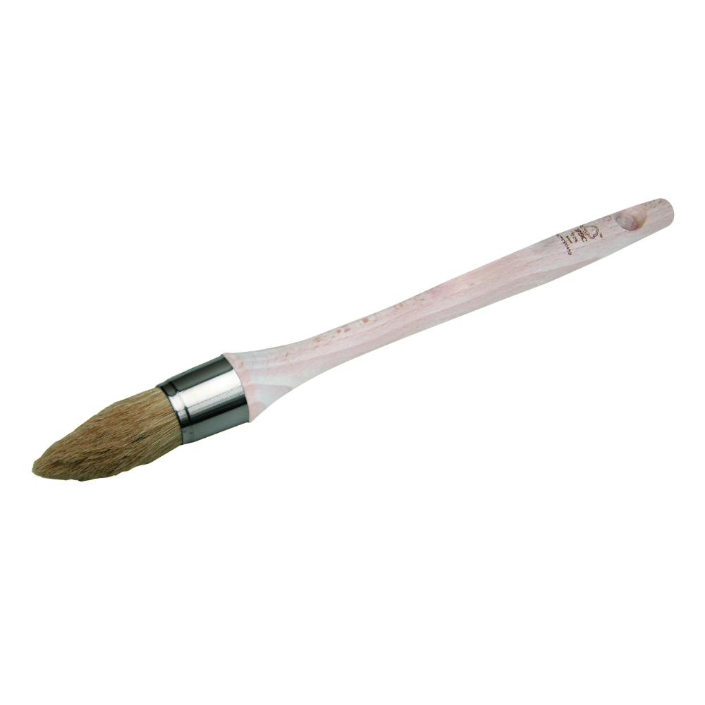 Brosse à réchampir spécial glycéro n°3/0 en Fillpro manche bois - NESPOLI - 181103/0