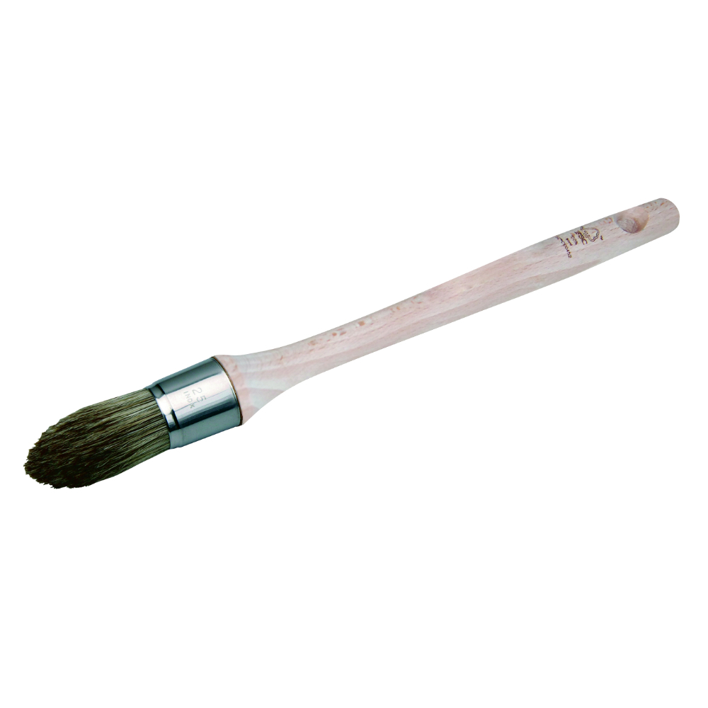 Brosse à réchampir spécial vernis & lasure n°3/0 en Fillpro manche bois - NESPOLI - 181123/0