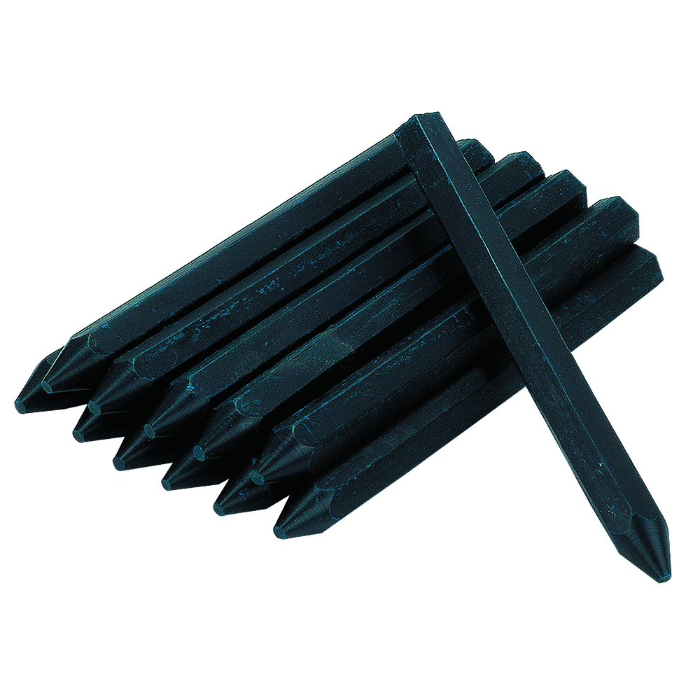 Boîte de 12 craies forestières hexagonales bleues - NESPOLI - 240610