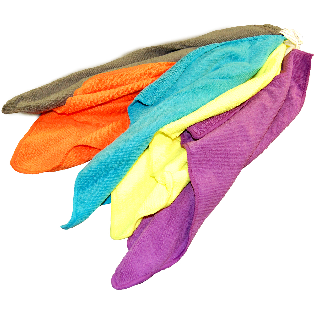 Lot de 5 carrés microfibre 38 x 38 cm - CASACOLOR - 321311