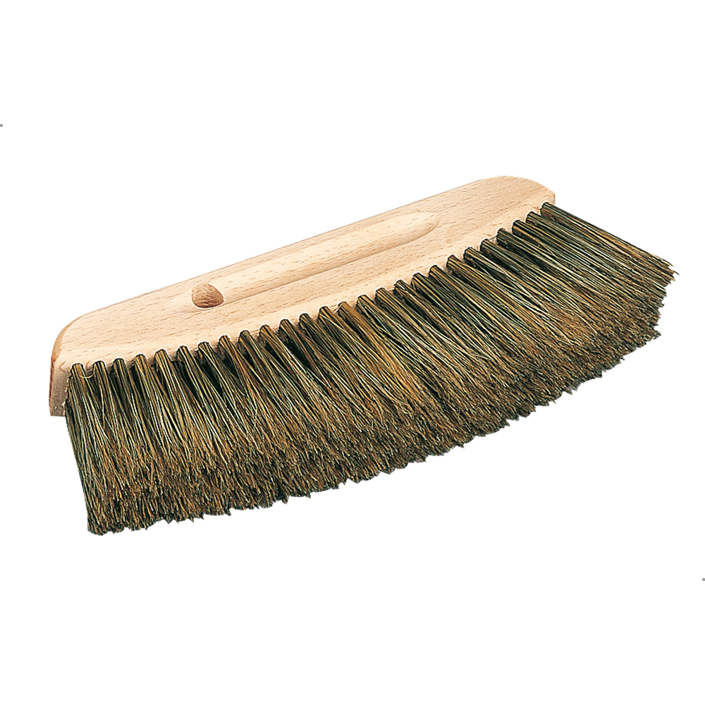 Epoussette 1/2 lune fibre en soie manche bois - NESPOLI - 392410