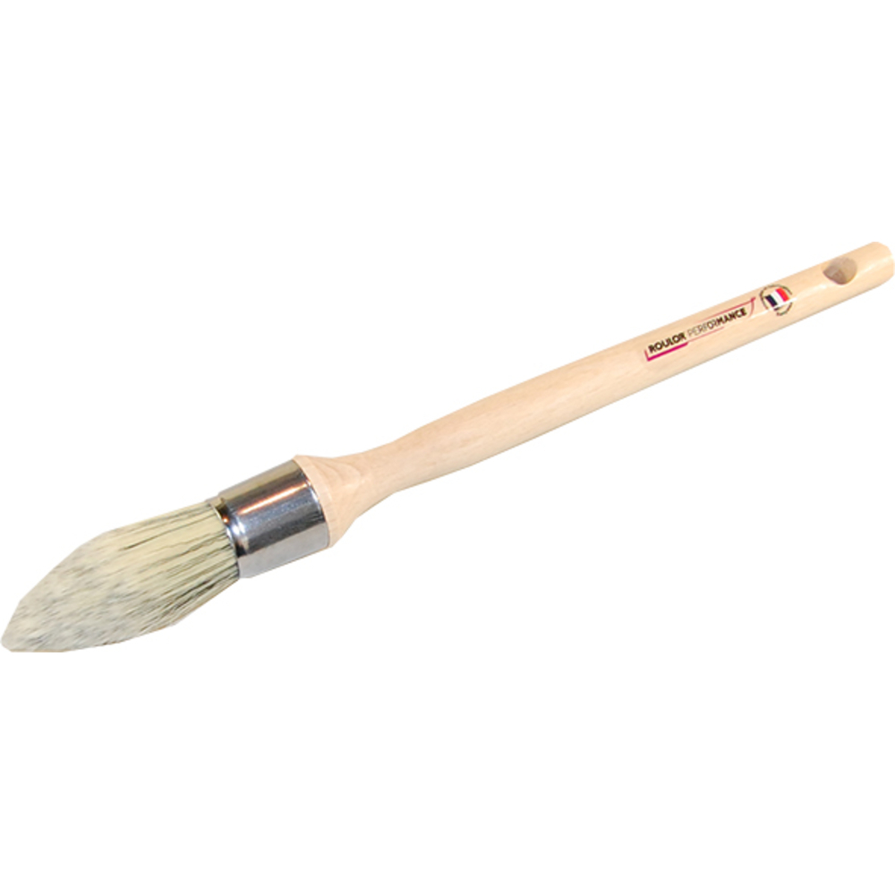 Brosse réchampir Perfofib n°0 manche bois FSC - ROULOR - 410218