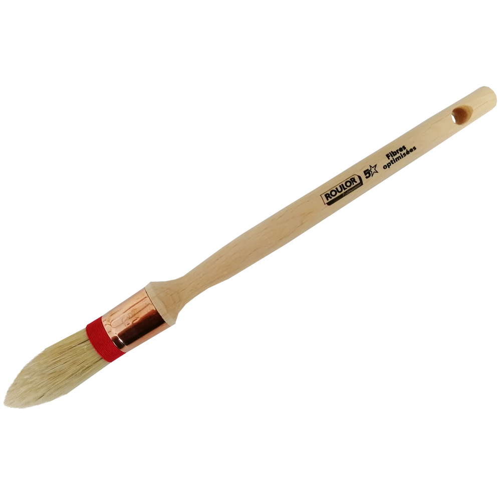 Brosse 5* à réchampir n°6 pour peinture phases solvantées - ROULOR - 416029