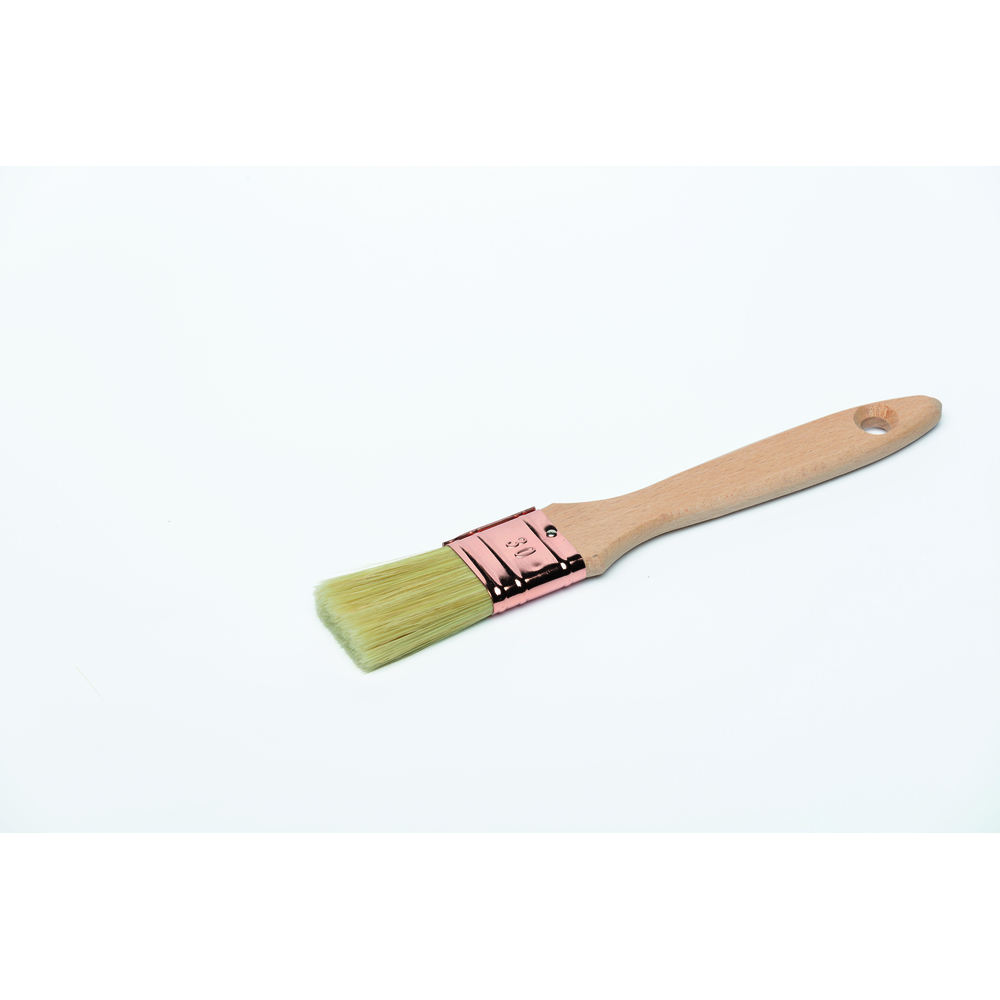 Brosse plate moyenne n°50 manche bois - ROULOR - 435050