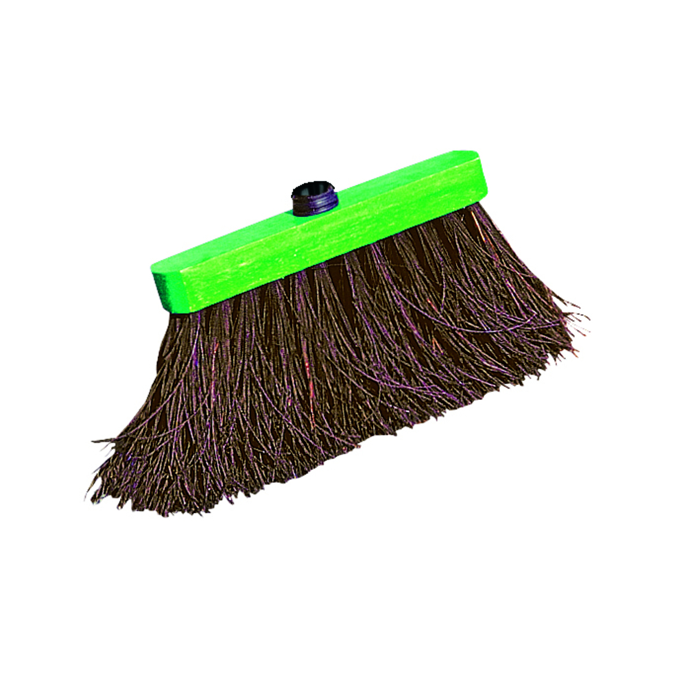 Balai de cour Piassava 24 cm semelle bois - NESPOLI - 46122