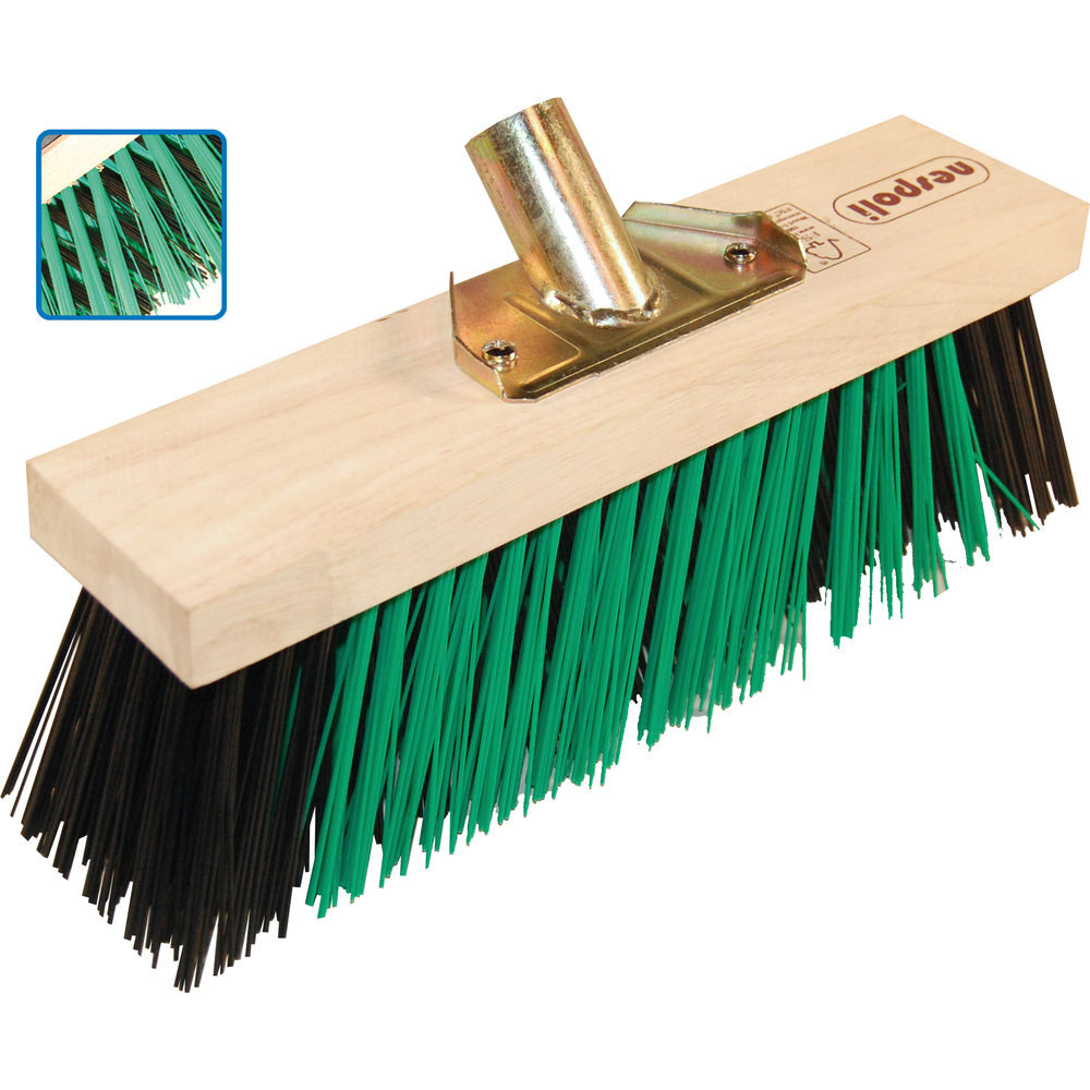 Balai cantonnier 32 cm semelle bois FSC - NESPOLI - 46134