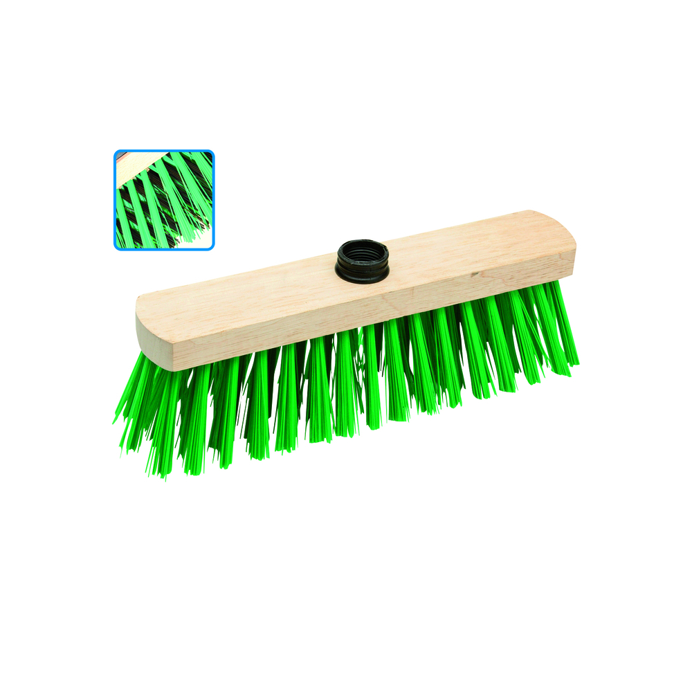 Balai cantonnier droit 29 cm semelle bois FSC - NESPOLI - 46140