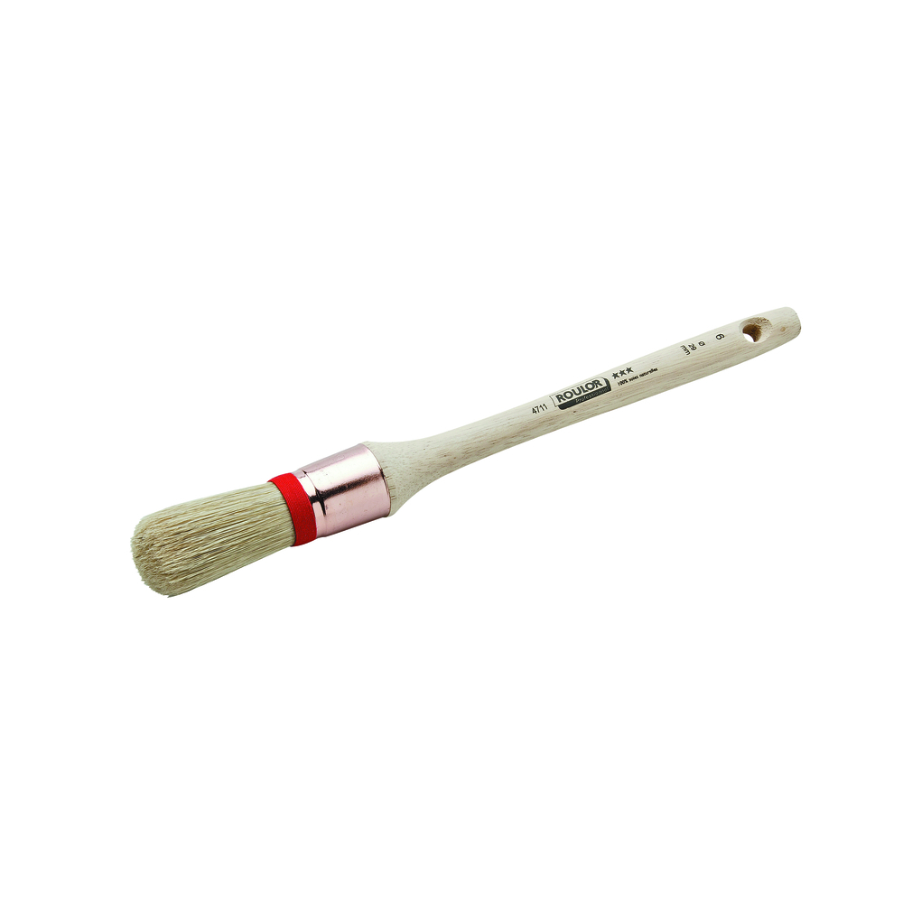 Brosse 3* pouce n°8 pour peinture phases solvantées - ROULOR - 471132