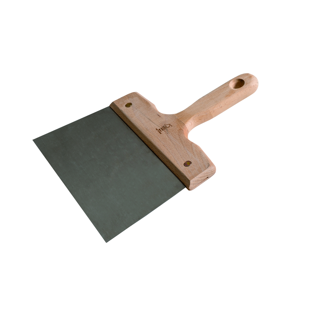 Couteau à enduire acier 16 cm avec manche bois FSC - NESPOLI - 4765 16
