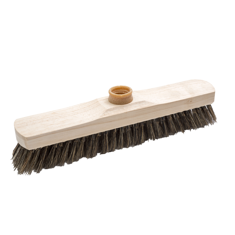 Balai droit soie 30 cm semelle en bois FSC - NESPOLI - 491170