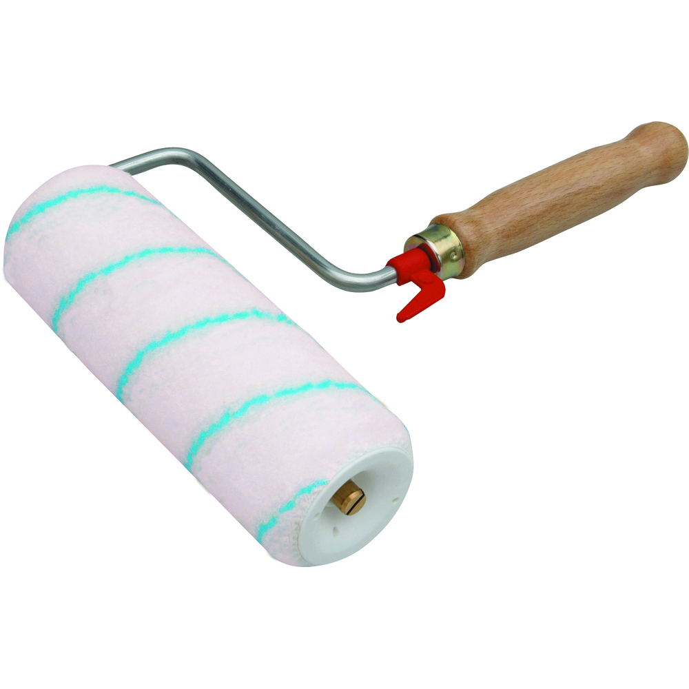 Rouleau spécial peinture acrylique 180 mm manche bois FSC - NESPOLI - 6800180