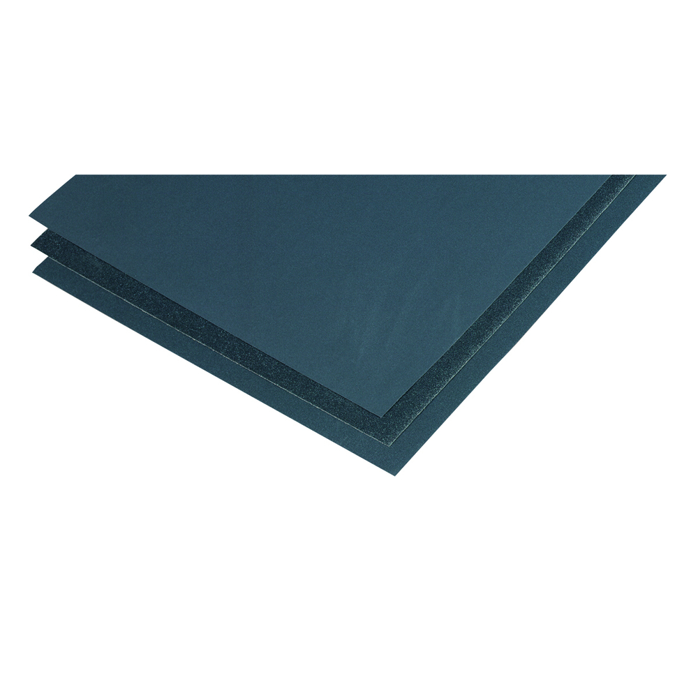 Pochette de 3 feuilles papier abrasif imperméable grain gros 120 - NESPOLI - 749530