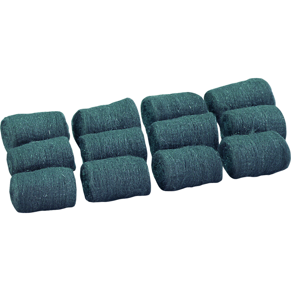 12 tampons de laine d'acier grain super fin - NESPOLI - 9631