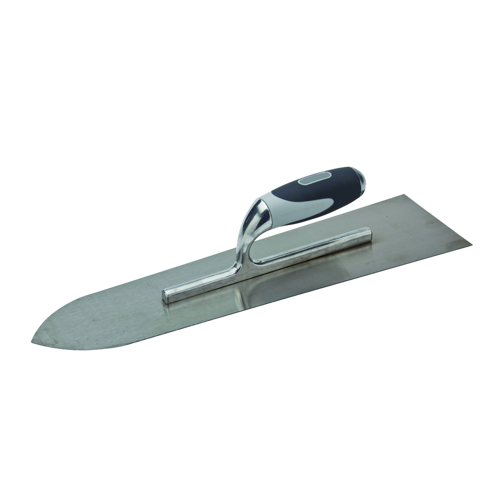 Platoir flamand acier 13x45 cm manche bi-matière - TECHNO - T402145