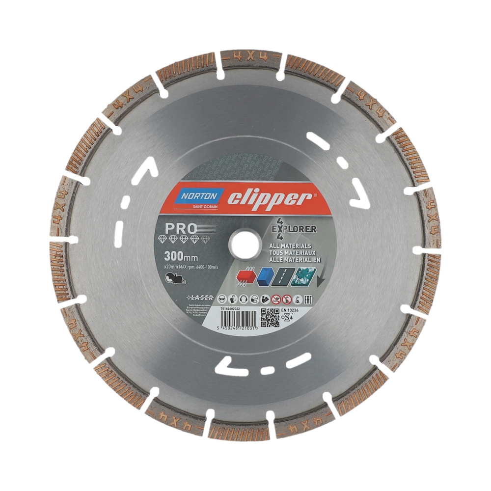 Disques diamant Clipper-PRO 4X4 EXPLORER-300-12x3 NORTON - 70184602022