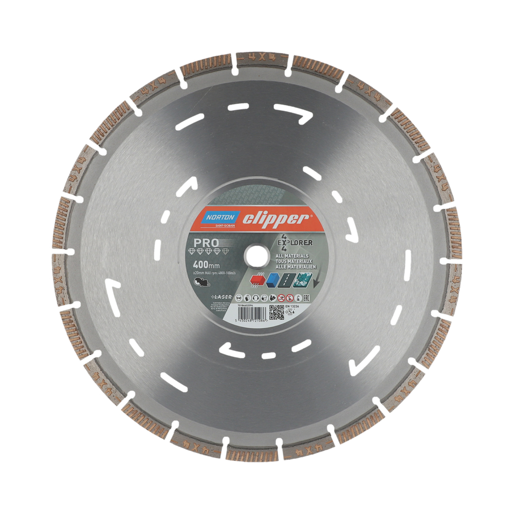 Disques diamant Clipper-PRO 4X4 EXPLORER-400-12x3.2 NORTON - 70184602094
