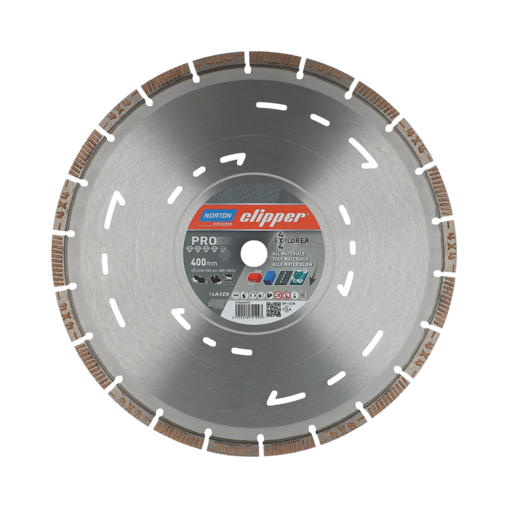 Disques diamant Clipper-PRO 4X4 EXPLORER-400-12x3.2 NORTON - 70184602095