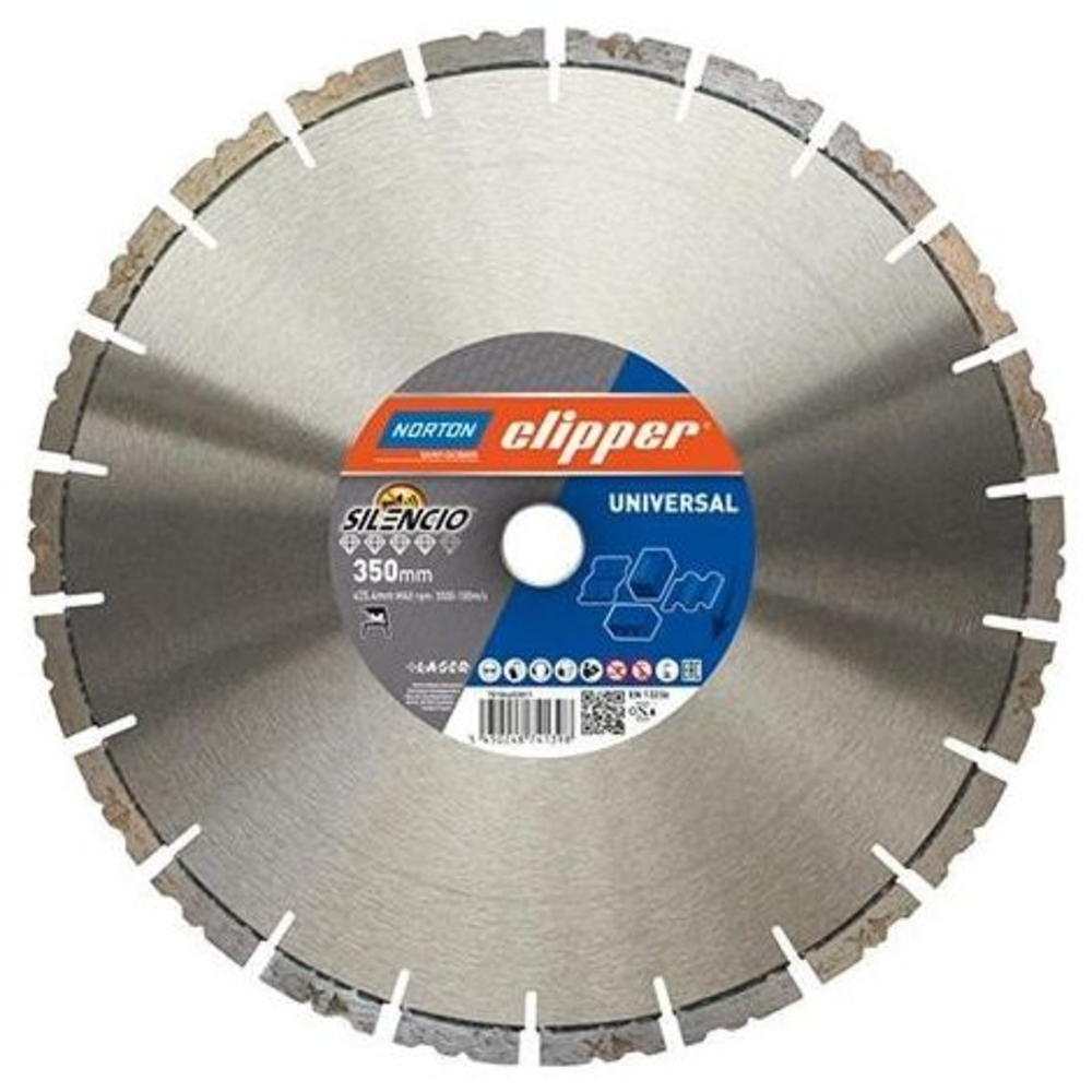PRO UNIVERSAL SILENCIO 350X25.4MM - NORTON CLIPPER - 70184602811
