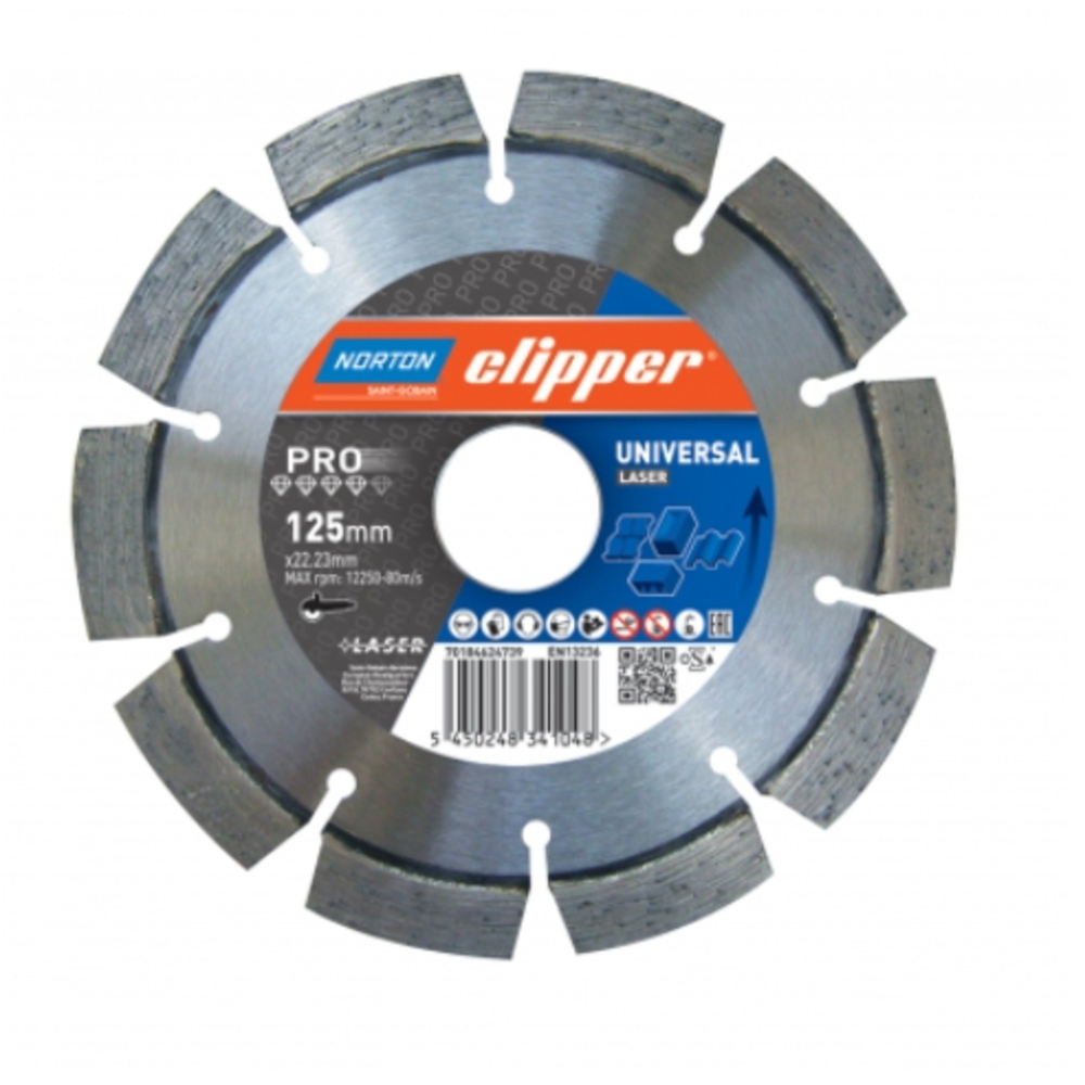 PRO UNI LASER H10 180X30 KH+2PH (6 MM) - NORTON CLIPPER - 70184607687