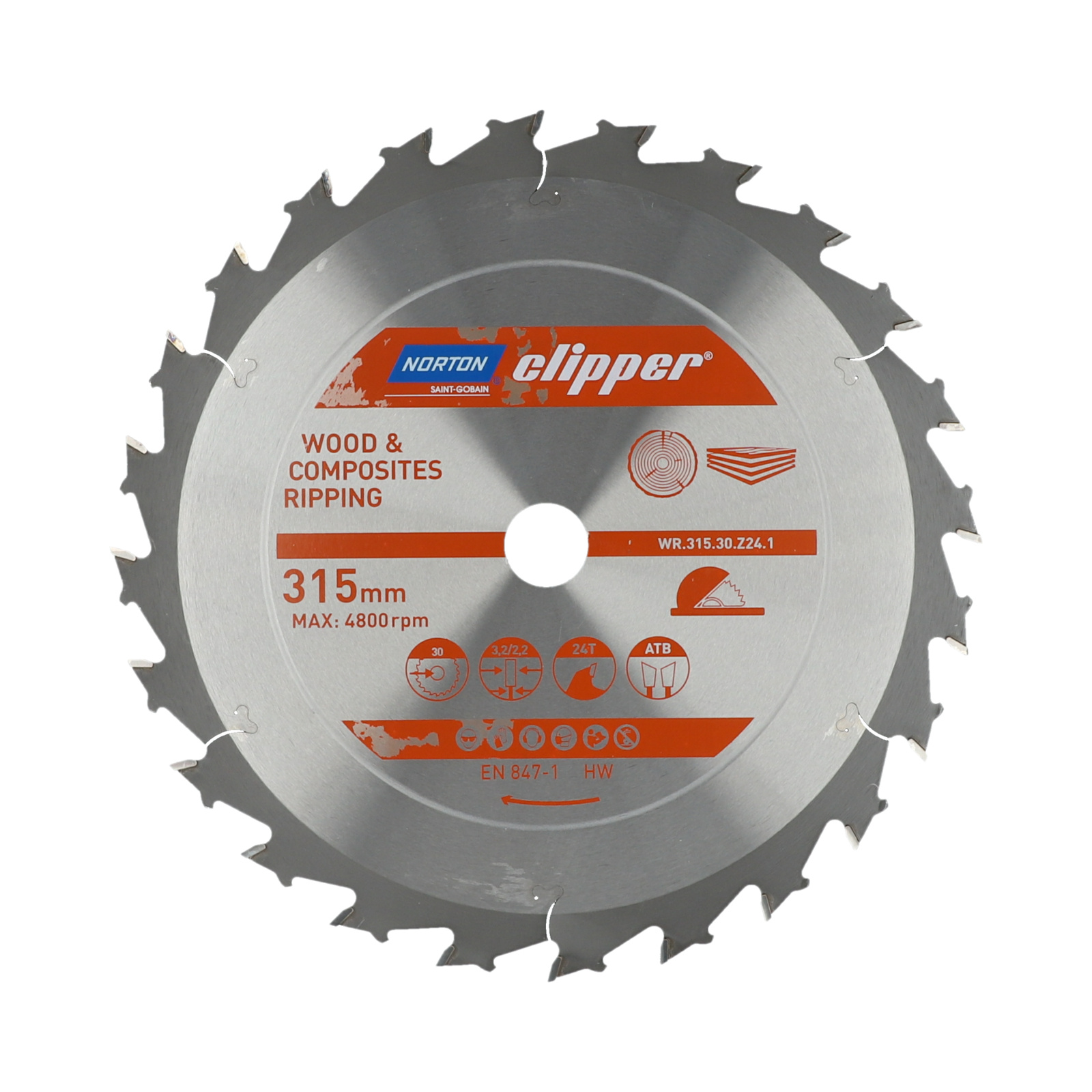 Lame TCT 315x3,2/2,2x30 mm NORTON - 70184608073