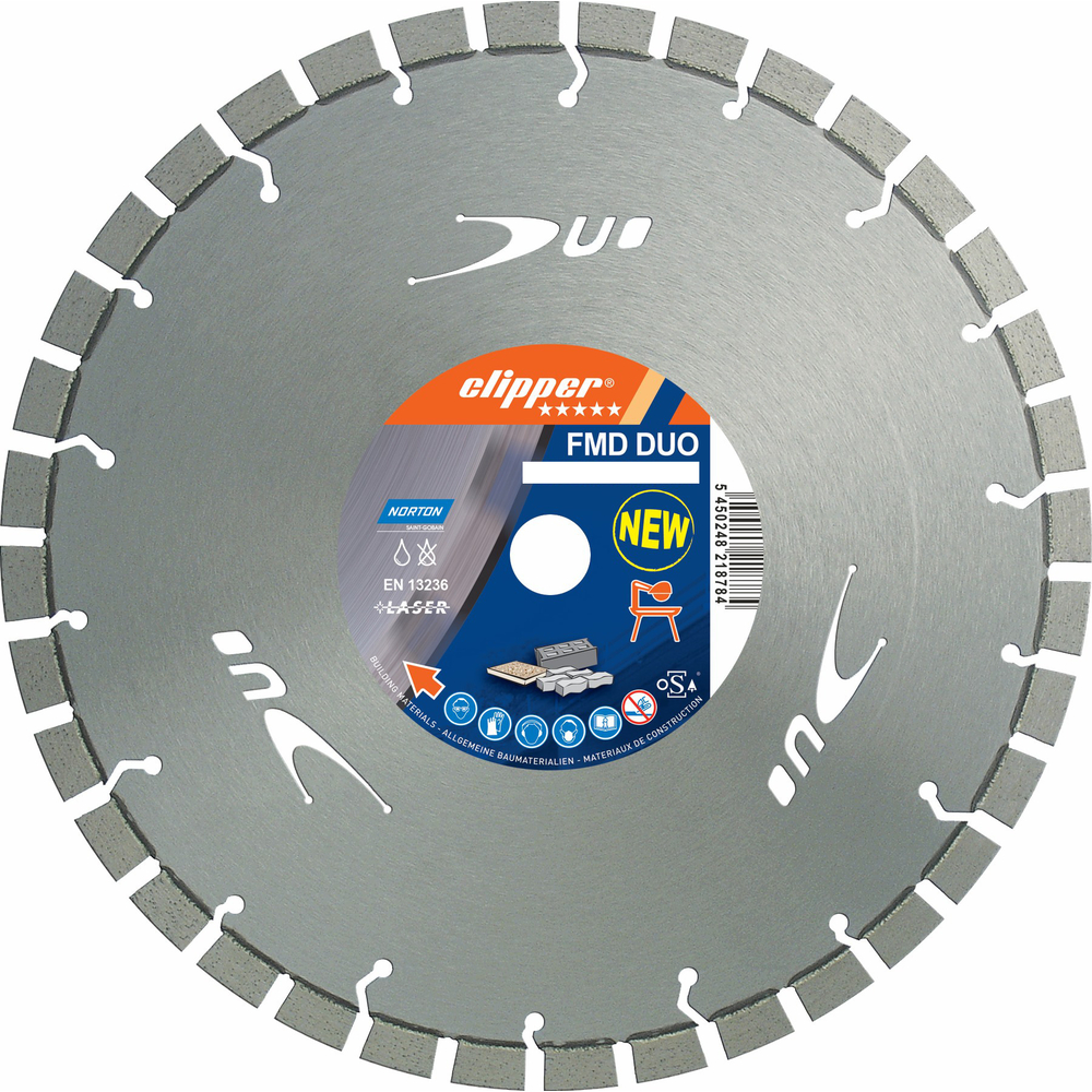 Disque diamant NORTON FMD DUO Ø 500 mm Alésage 25.4 mm - 70184611440