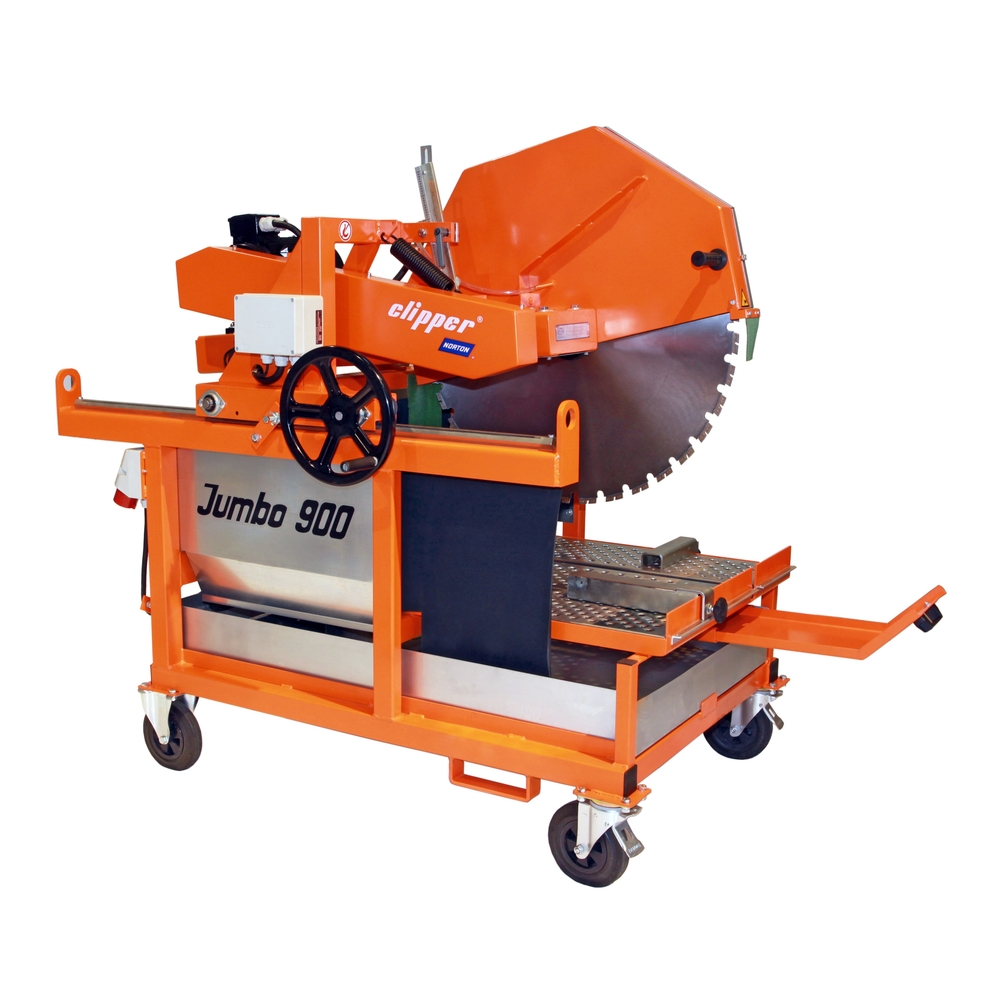 Scie de maçon électrique Norton Clipper JUMBO 900 100-3-400V 7.5 KW 370 mm -70184613939