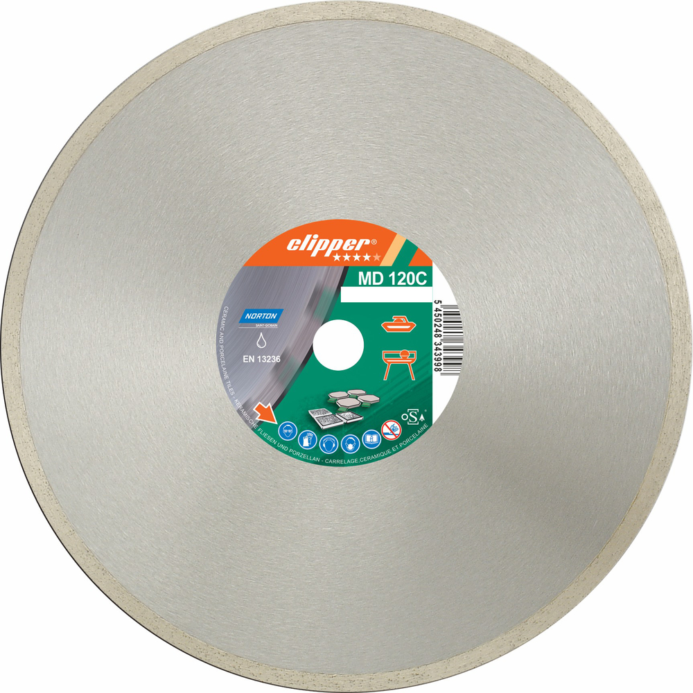 Disque diamant NORTON MD 120 C Ø 180 mm Alésage 25.4 /22.23- 70184625561