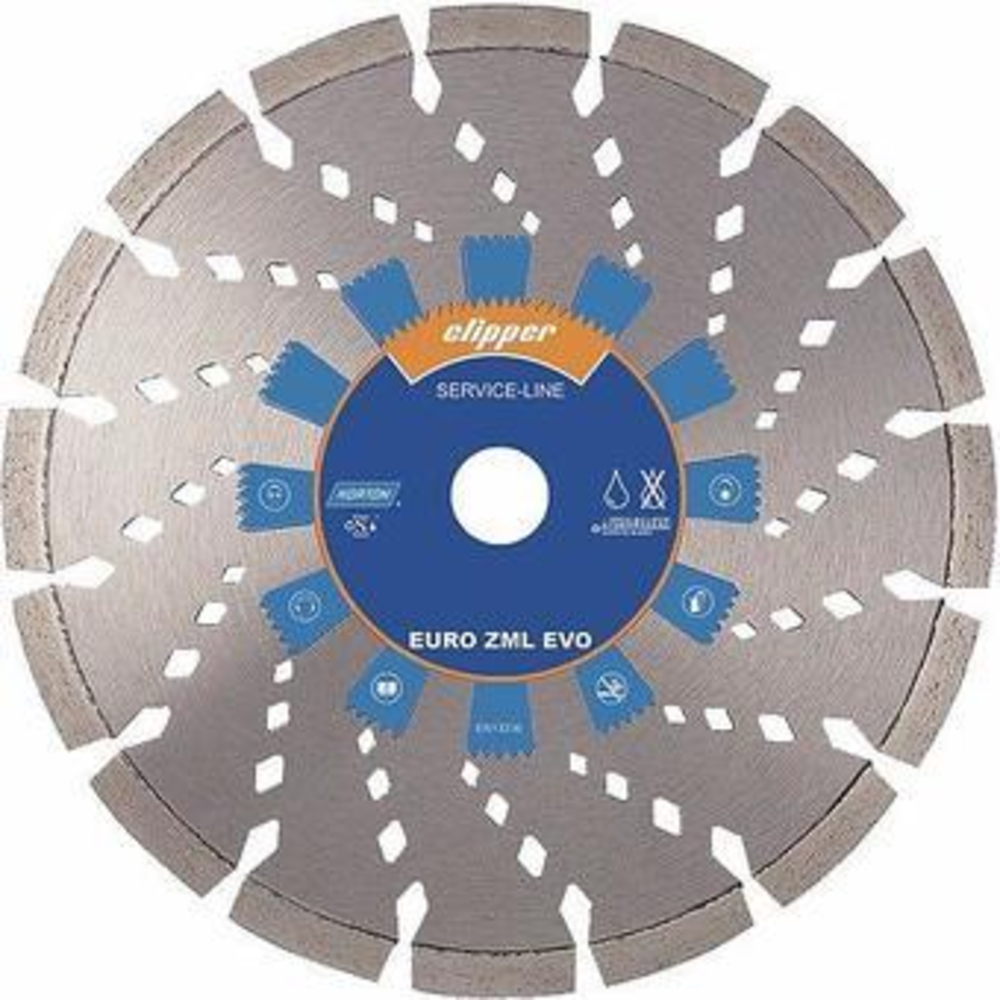 Disque diamant Norton Euro ZMl'Evo Ø 150 mm Alésage 22,23 mm- 70184625562