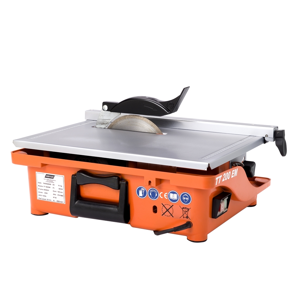 Scie de carrelage Norton Clipper TT200 EM Ø 200 800W + 1 Disque diamant CLASSIC CERAM - 70184625701