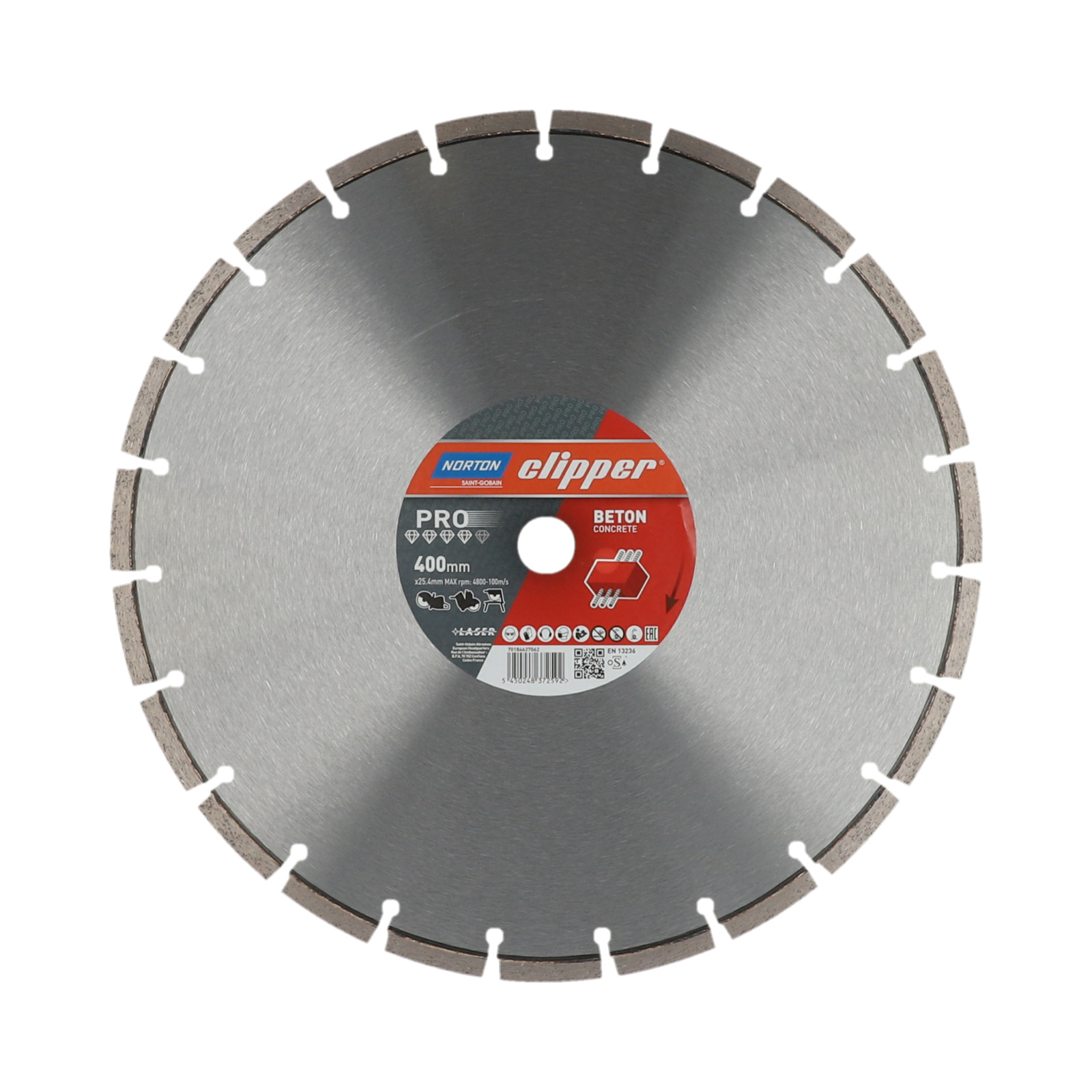 Disque diamant 400x25,4 mm NORTON - PRO BETON NORTON - 70184627062
